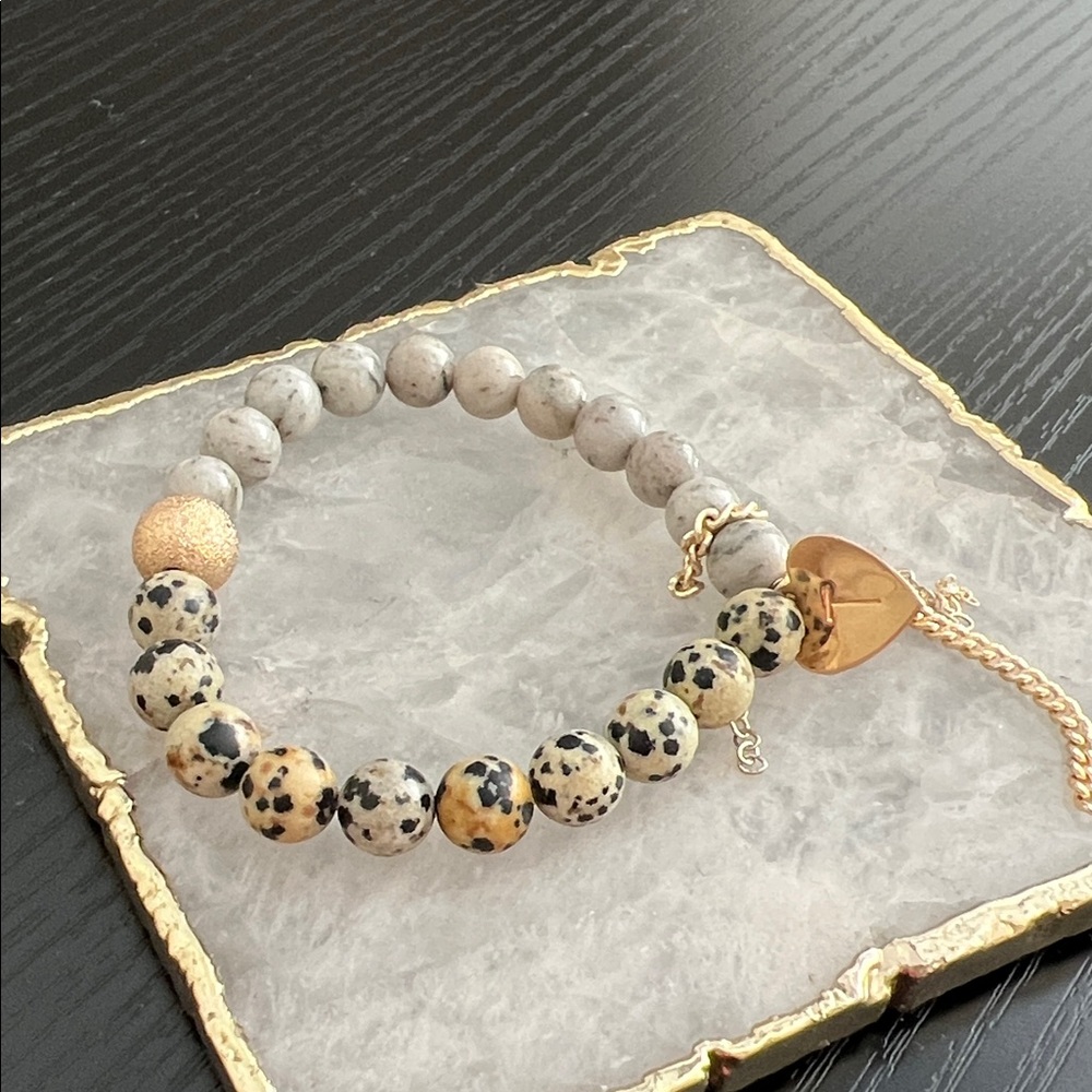 The Lace Project T Charm Bracelet